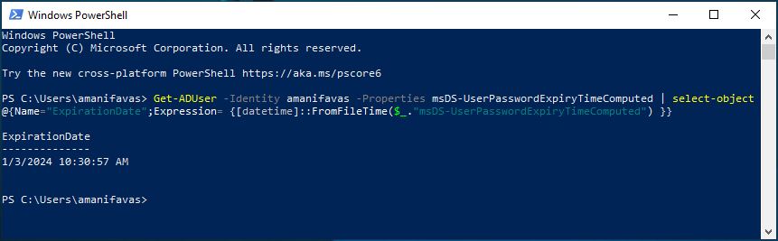 Notification for Password Change When an AD User Password is About to ...