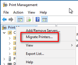How to Migrate Print Server